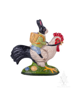 Spring Rabbit on Rooster