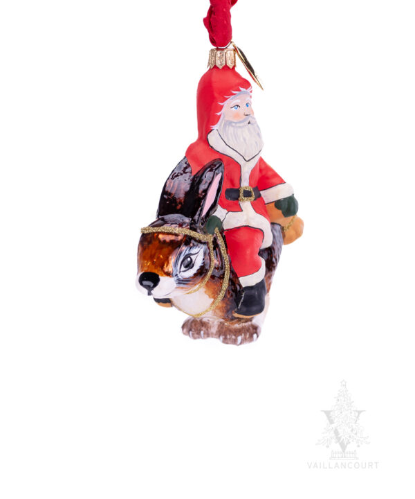 Santa on Rabbit