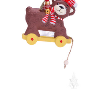 Christmas Teddy Pull Toy