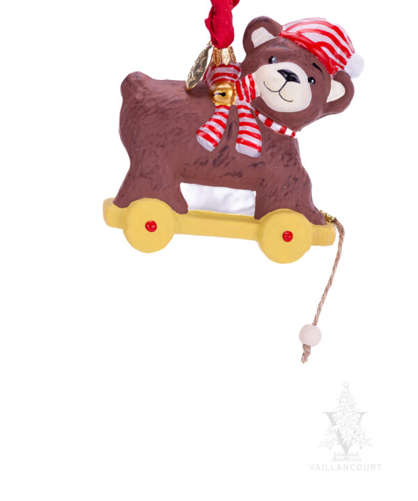 Christmas Teddy Pull Toy