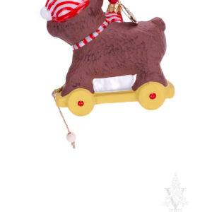 Christmas Teddy Pull Toy