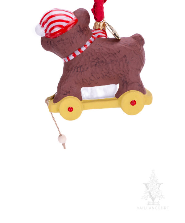 Christmas Teddy Pull Toy