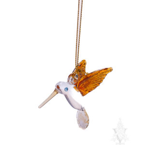 Mini Butterfly Glass Ornament (Assorted Colors)