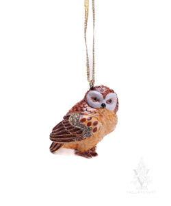 Barn Owl Jewel Ornament