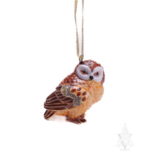 Barn Owl Jewel Ornament