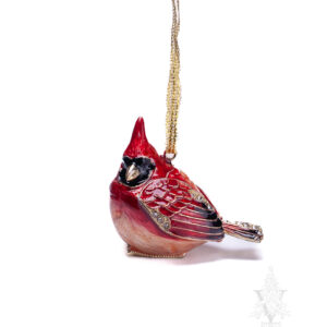 Jewel Cardinal Ornament Small