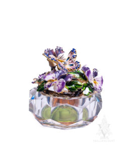 Glass Box Butterfly/Pansy