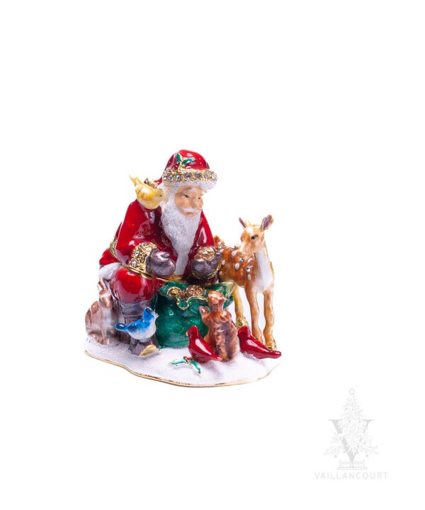 Santa with Animals Box