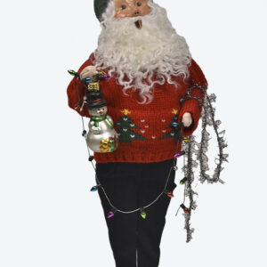Decorating With Lights Santa Byers