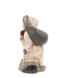 Small Santa With Lantern White