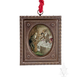 "It is I, your Uncle Scrooge" Ball Brass Frame