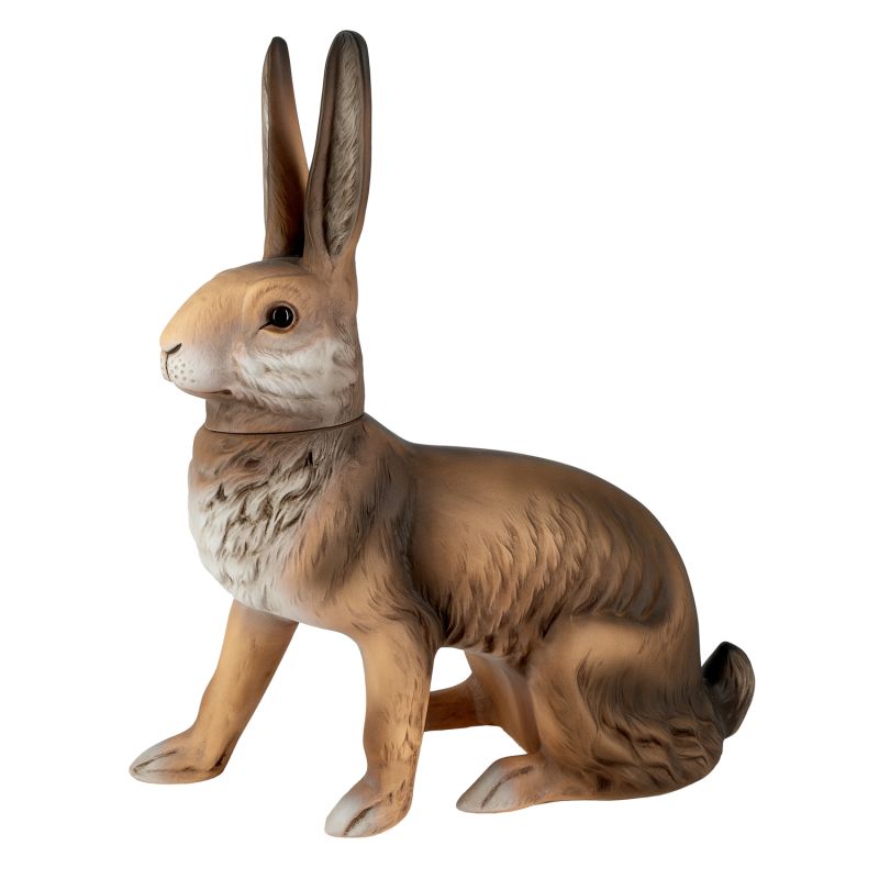 Large Sitting Hare, Brown