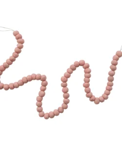 Felt Ball Garland Pink