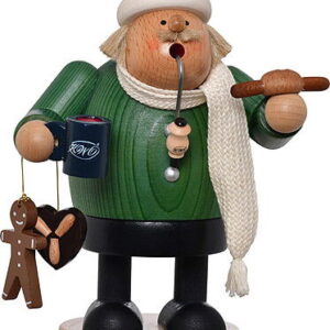 Smoker Christmas Market Visitor