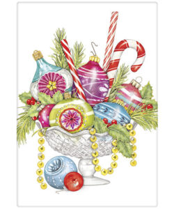 Ornament Bowl Bagged Towel