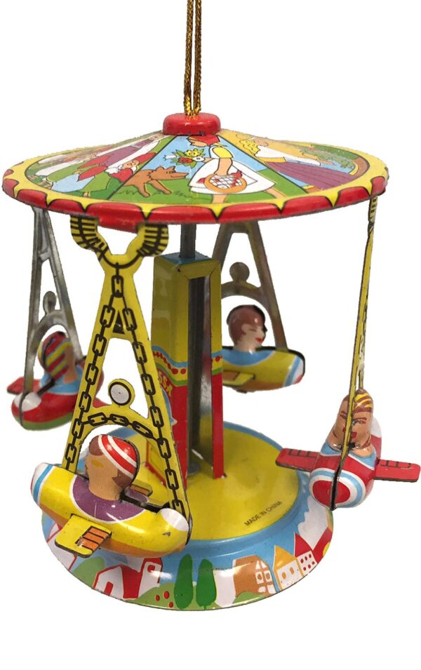 Collectible Tin Ornament Carousel