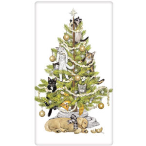 Cat Tree Bagged Towel