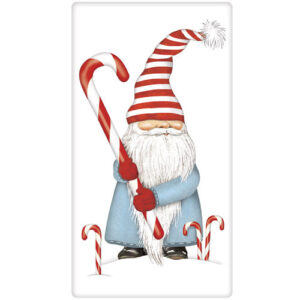 Candy Cane Gnome Bagged Towel