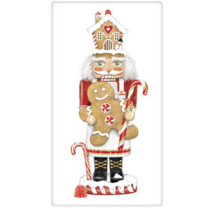 Gingerbread Nutcracker Bagged Towel