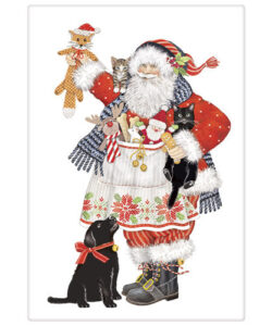 Pet Toys Santa Bagged Towel
