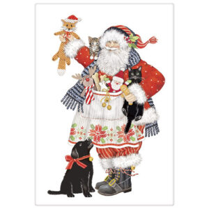 Pet Toys Santa Bagged Towel