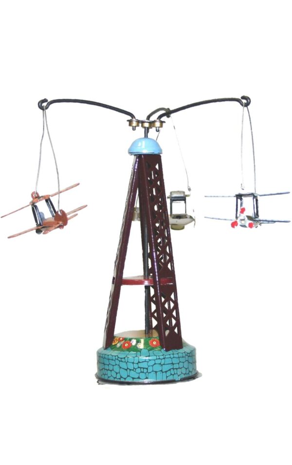 Collectible Tin Toy Biplane Carousel?