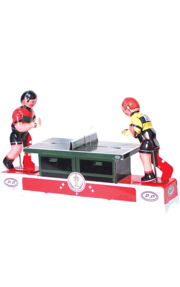 Collectible Tin Toy Ping Pong Players?