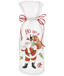 Christmas Cheer Santa Wine Bag