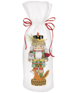 Forest Nutcracker Wine Bag