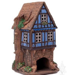 Keramik Tudor House with Tree