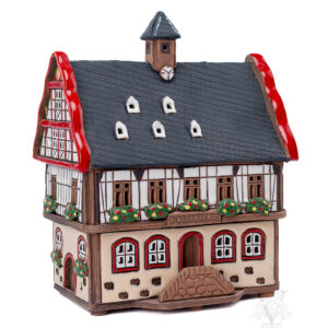 Keramik Half Timber with Red Accents