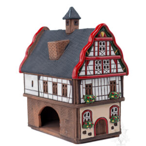 Keramik Half Timber with Red Accents