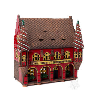 Keramik Red & Yellow with Two Towers