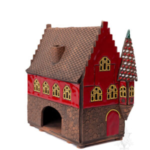 Keramik Red & Yellow with Two Towers