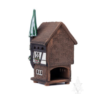 Keramik Half Timer with Flowers