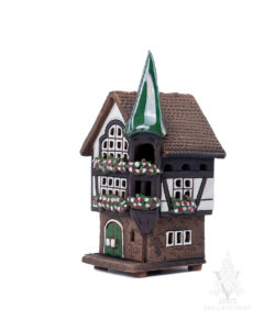 Keramik Half Timer with Flowers