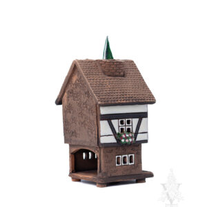 Keramik Half Timer with Flowers