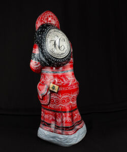 JCV Original, Hunched Gingerbread Santa (One of a Kind)