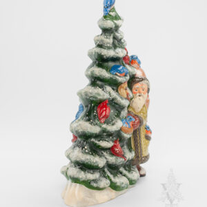 Santa With Tree of Birds