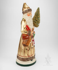 Statement Gold Santa with Marionette