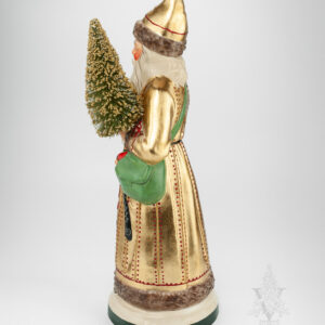 Statement Gold Santa with Marionette