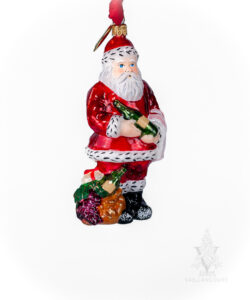 Christmas Wine Santa