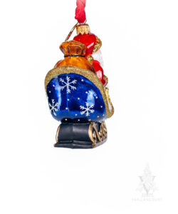 Santa in Night's Sky Sleigh