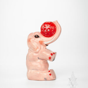 Pink Elephant With Ball (Assorted)