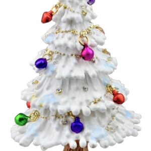 Large White Tree Hinged Box