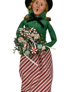 Merry Mint Woman Caroler