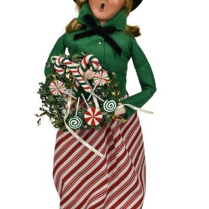 Merry Mint Woman Caroler