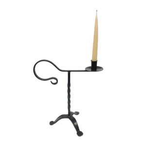 Twisted Wrought Iron Candle Holder