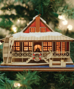 Lake House Gingerbread Ornament