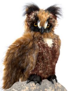 Owl Great Horned Hand Puppet